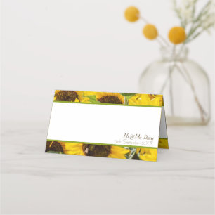 Sunflower Place Card