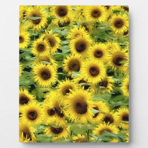 Sunflower Plaque