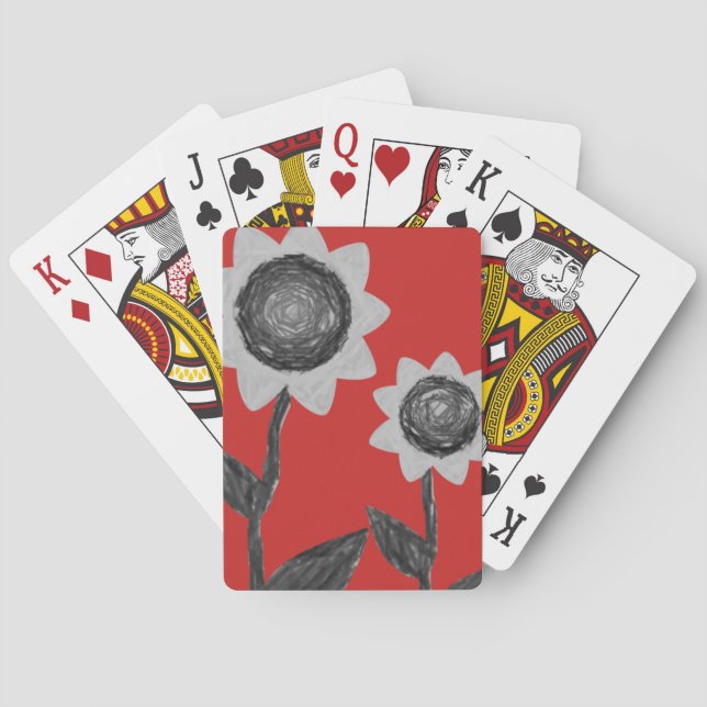 Sunflower Playing Card Deck (Back)