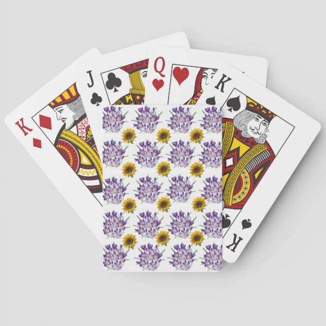 Sunflower Playing Card Deck (Back)
