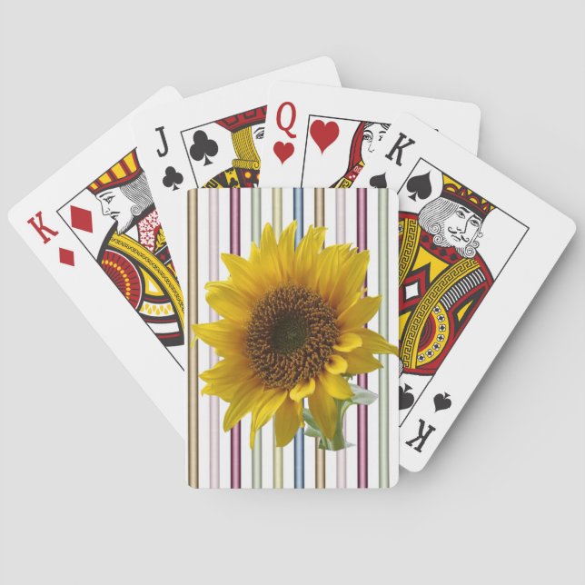 Sunflower Playing Card Deck (Back)