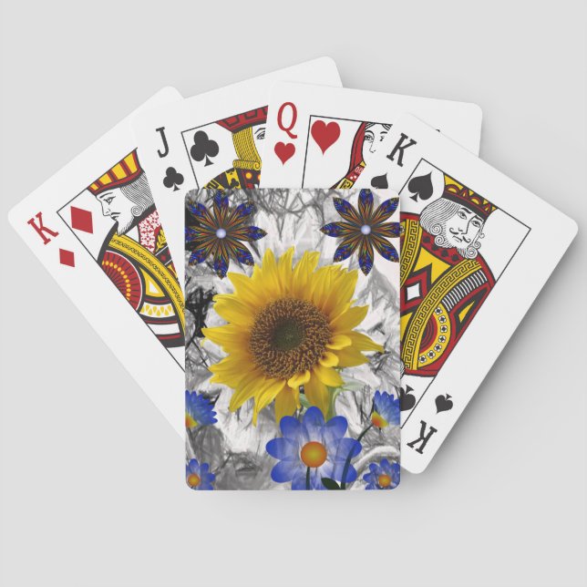 Sunflower Playing Card Deck (Back)