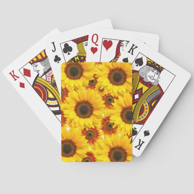 Sunflower playing cards (Back)