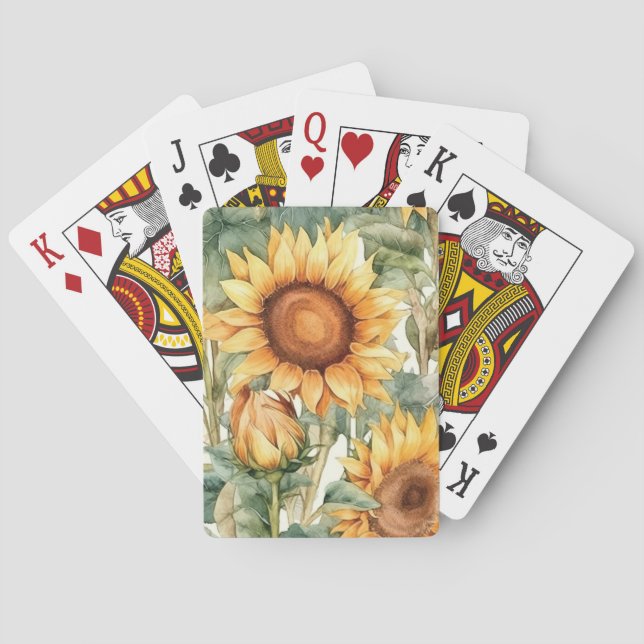 Sunflower Playing Cards (Back)