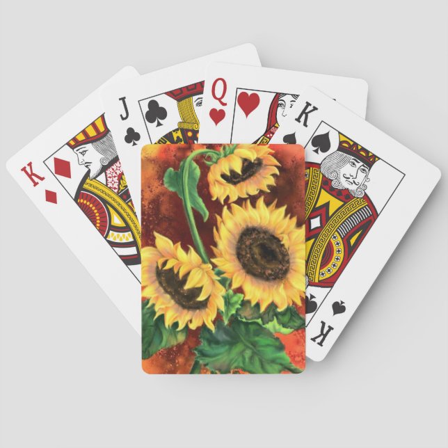 Sunflower Playing Cards (Back)