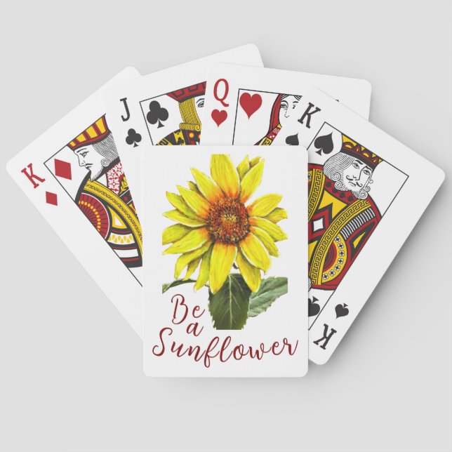 Sunflower Playing Cards (Back)