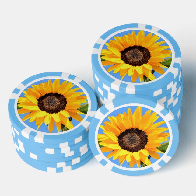 Sunflower Poker Chips (Stack)