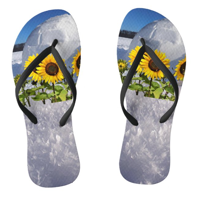 Sunflower Polar Flip Flops (Footbed)