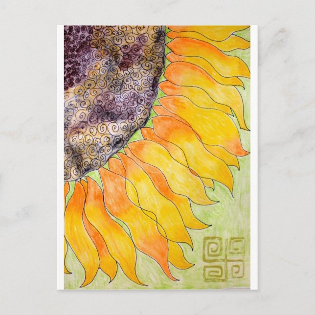 Sunflower Postcard (Front)