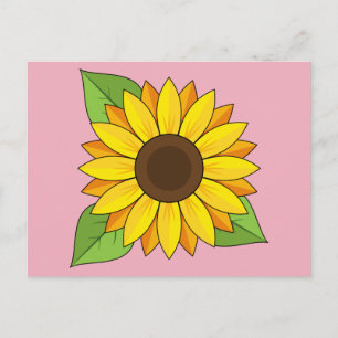 Sunflower Postcard