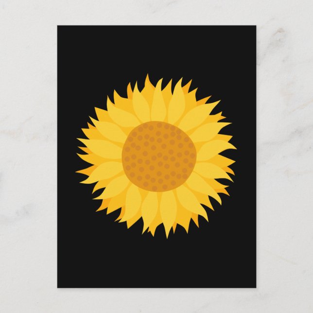 Sunflower. Postcard (Front)