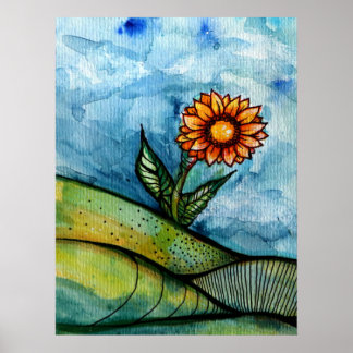Sunflower poster