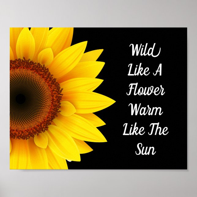 Sunflower Poster (Front)