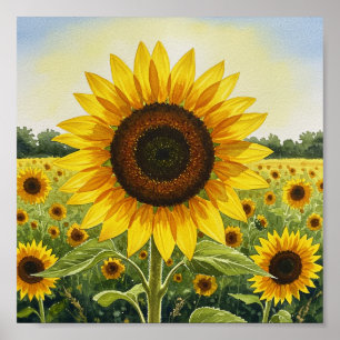 Sunflower Poster