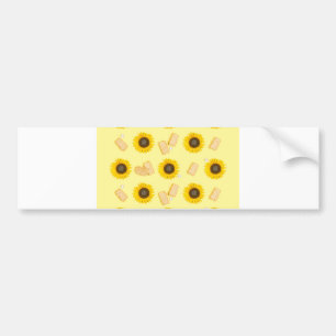 sunflower power bumper sticker