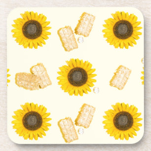sunflower power coaster