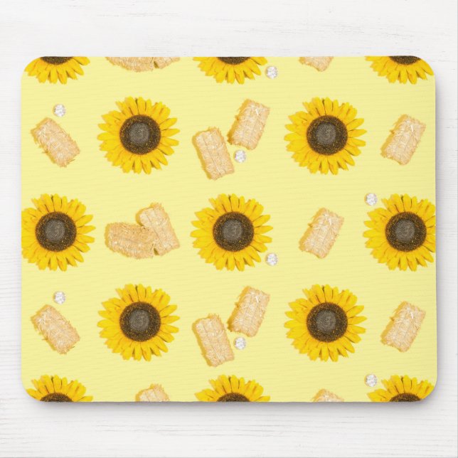 sunflower power mouse mat (Front)