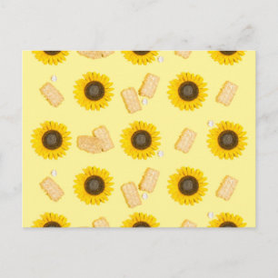 sunflower power postcard
