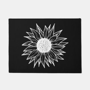 Sunflower Pretty flower multi-coloured wildflower Doormat