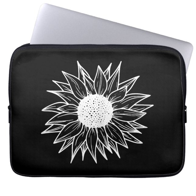 Sunflower Pretty flower multi-coloured wildflower Laptop Sleeve (Front)