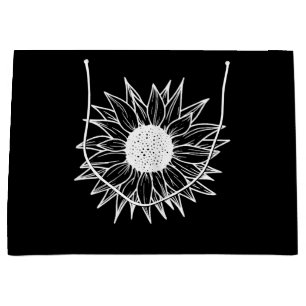 Sunflower Pretty flower multi-coloured wildflower Large Gift Bag