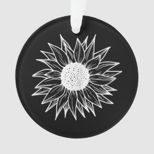 Sunflower Pretty flower multi-coloured wildflower Ornament