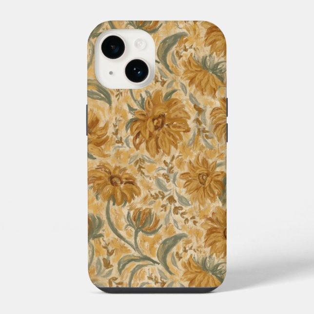 Sunflower Print Phone Case (Back)
