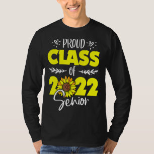 Sunflower Proud Senior 2022 Graduate 22 Graduation T-Shirt