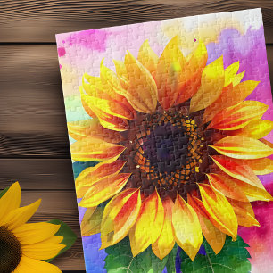 Sunflower Puzzle - Vibrant Blooms of Joy