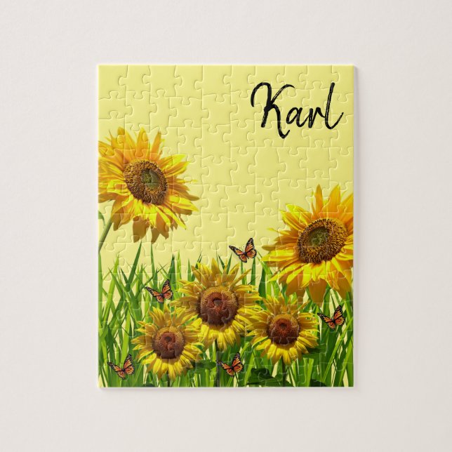 Sunflower Puzzles (Vertical)