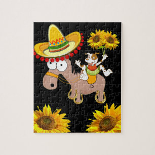 Sunflower Puzzles Floral Horse