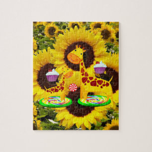 Sunflower Puzzles Giraffe