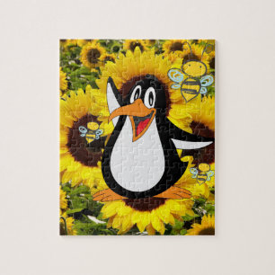 Sunflower Puzzles Penguins Bumblebee
