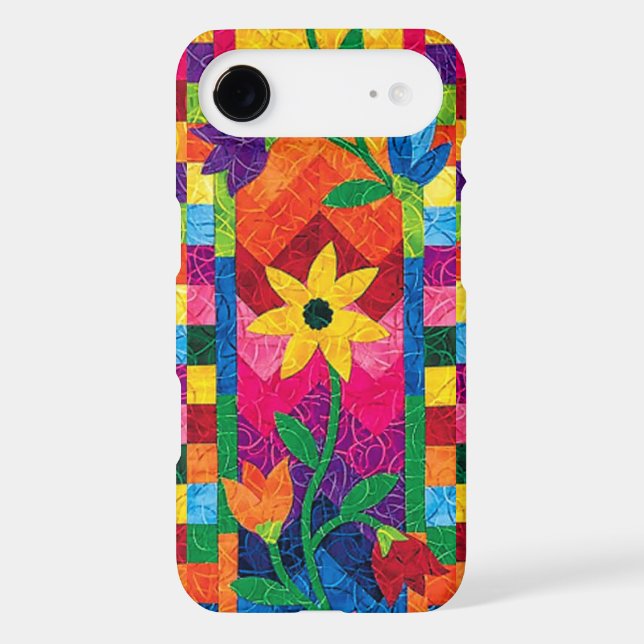 Sunflower Quilt iPhone 6 Case (Back)