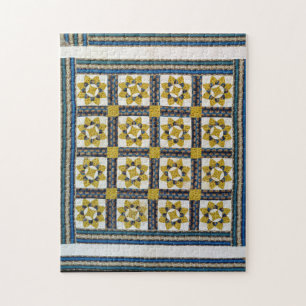 Sunflower quilt jigsaw puzzle
