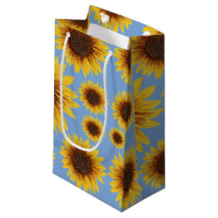 Sunflower Rain Small Gift Bag