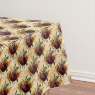 Sunflower & Ranunculus Tablecloth