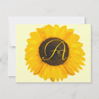 Sunflower Response Card