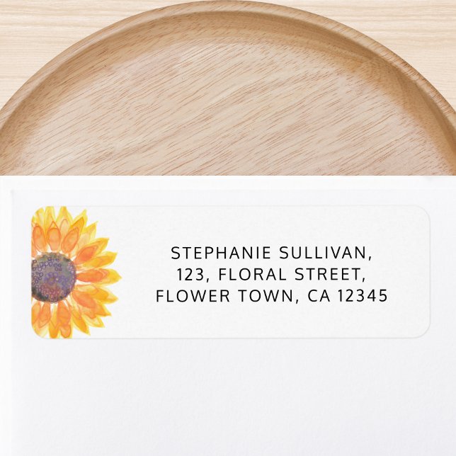 Sunflower Return Address  (Creator Uploaded)