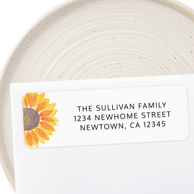 Sunflower Return Address  (Creator Uploaded)