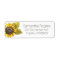 Sunflower Return Address Labels