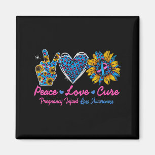Sunflower Ribbon Pregnancy Infant Loss Awareness C Magnet