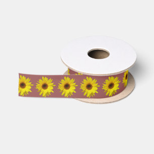 Sunflower Ribbon Satin Ribbon