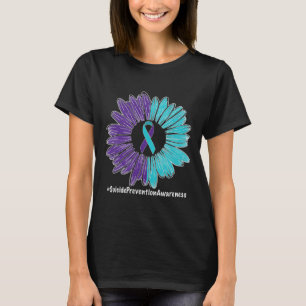 Sunflower Ribbon Suicide Prevention Awareness T-Shirt