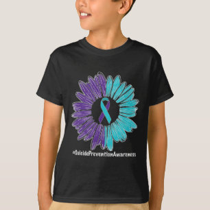 Sunflower Ribbon Suicide Prevention Awareness T-Shirt