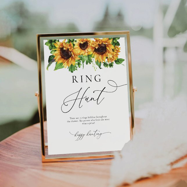 Sunflower Ring Hunt Sign (Creator Uploaded)