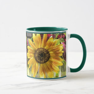 Sunflower Ringer Mug