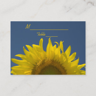 Sunflower Rising Wedding Place Card