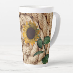 Sunflower Rope Latte Mug