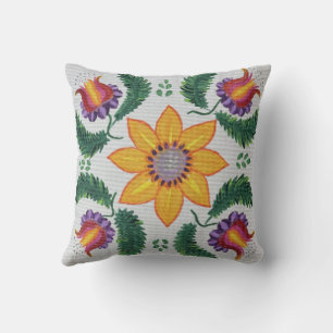Sunflower Rose Cushion